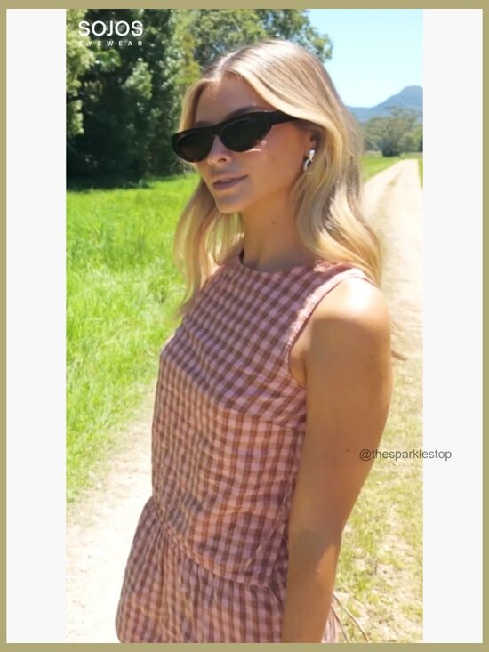 Polarized Cat Eye Sunglasses with UV400 Protection, Acetate Frame main image 7